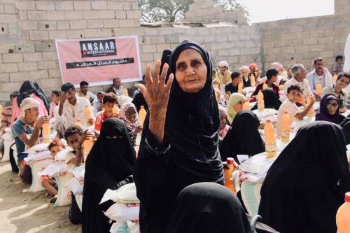 Lebensmittelverteilung im Bürgerkriegsland Jemen im Jahr 2018. Foto: ZVG